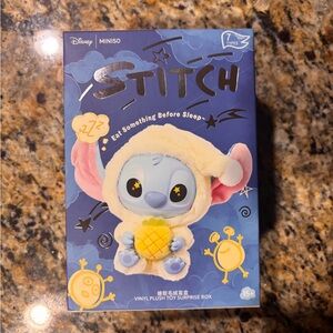 MINISO Disney Stitch “Eat something before sleep” Series Vinyl Plush Blind Box